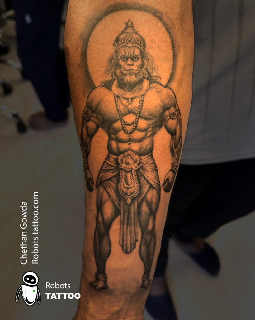 best hanuman tattoo design