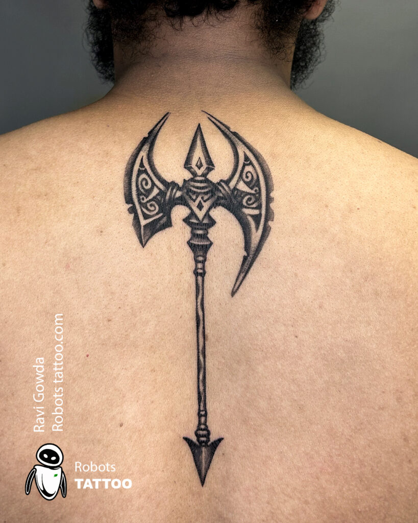 shiva trishul tattoo ideas