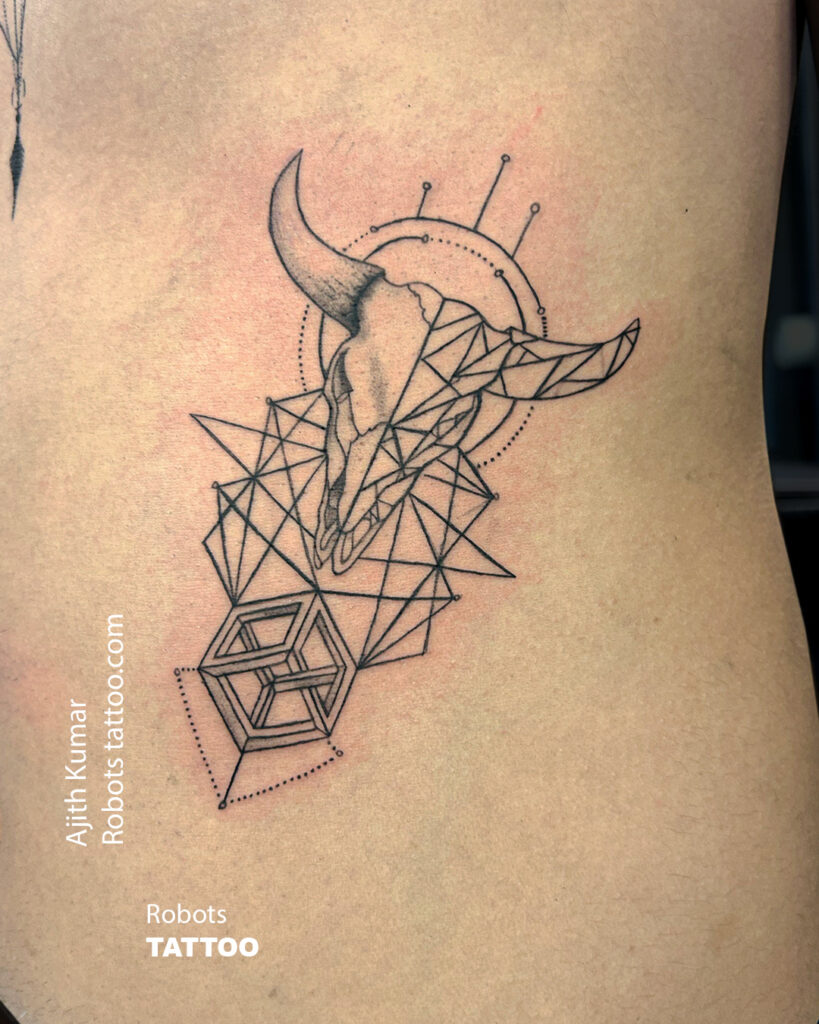 Geometric tattoo ideas Artist Ajith Kumar