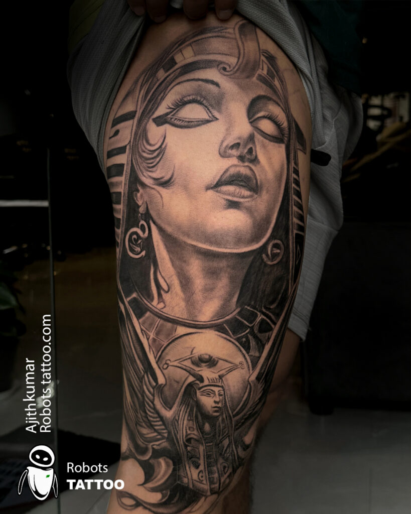 Egyptian god tattoo Artist AjithKumar