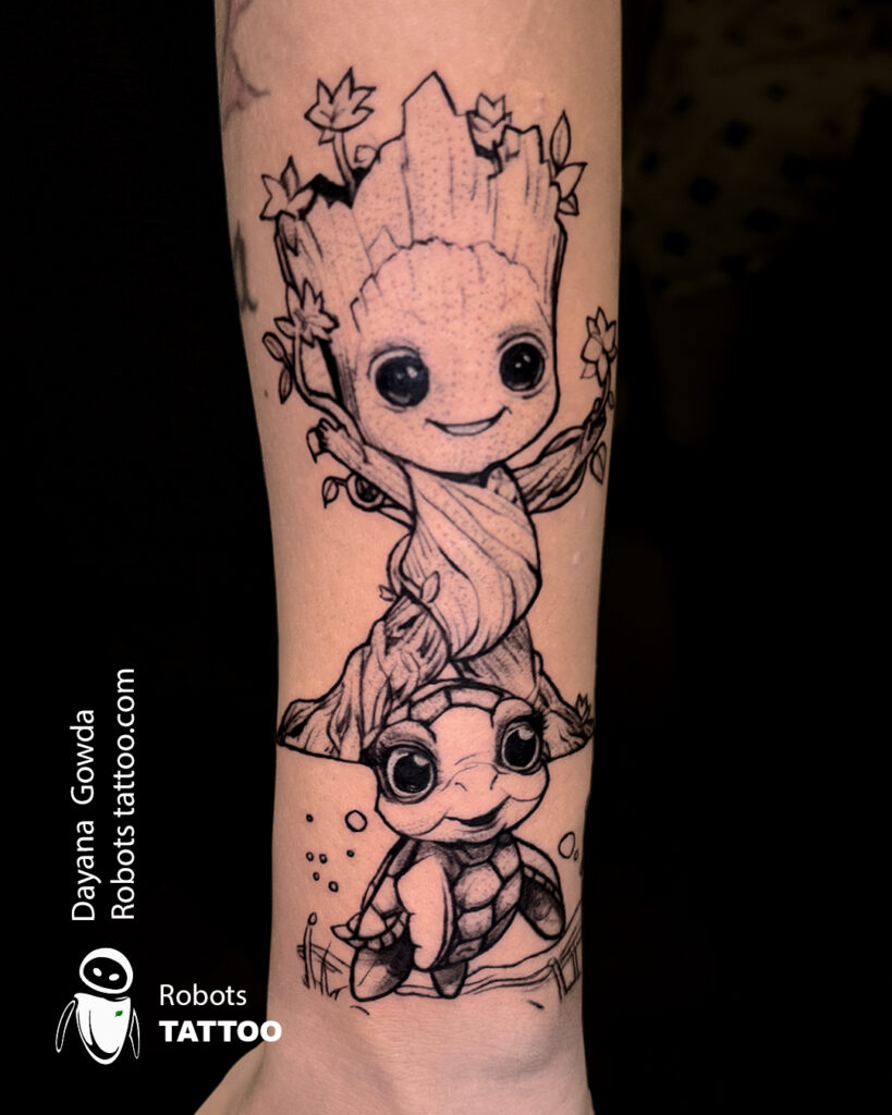 groot tattoo ideas tattoo student work