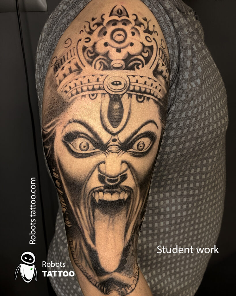 Buddha tattoo student work