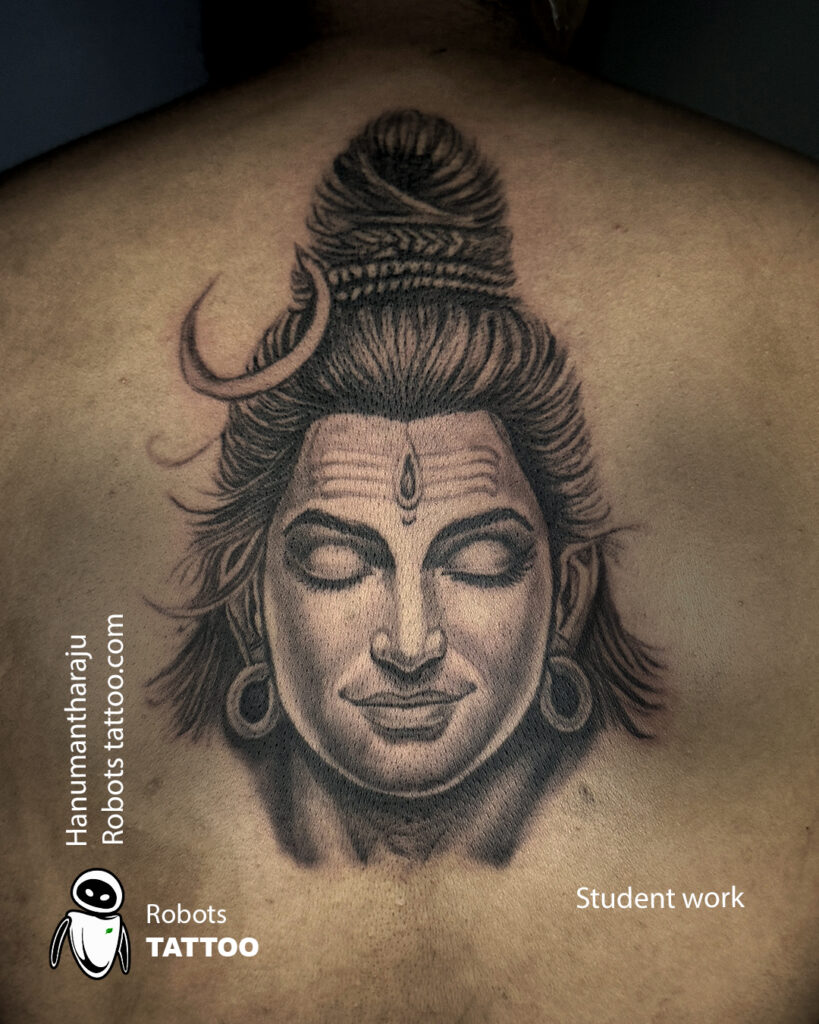 Buddha tattoo student work