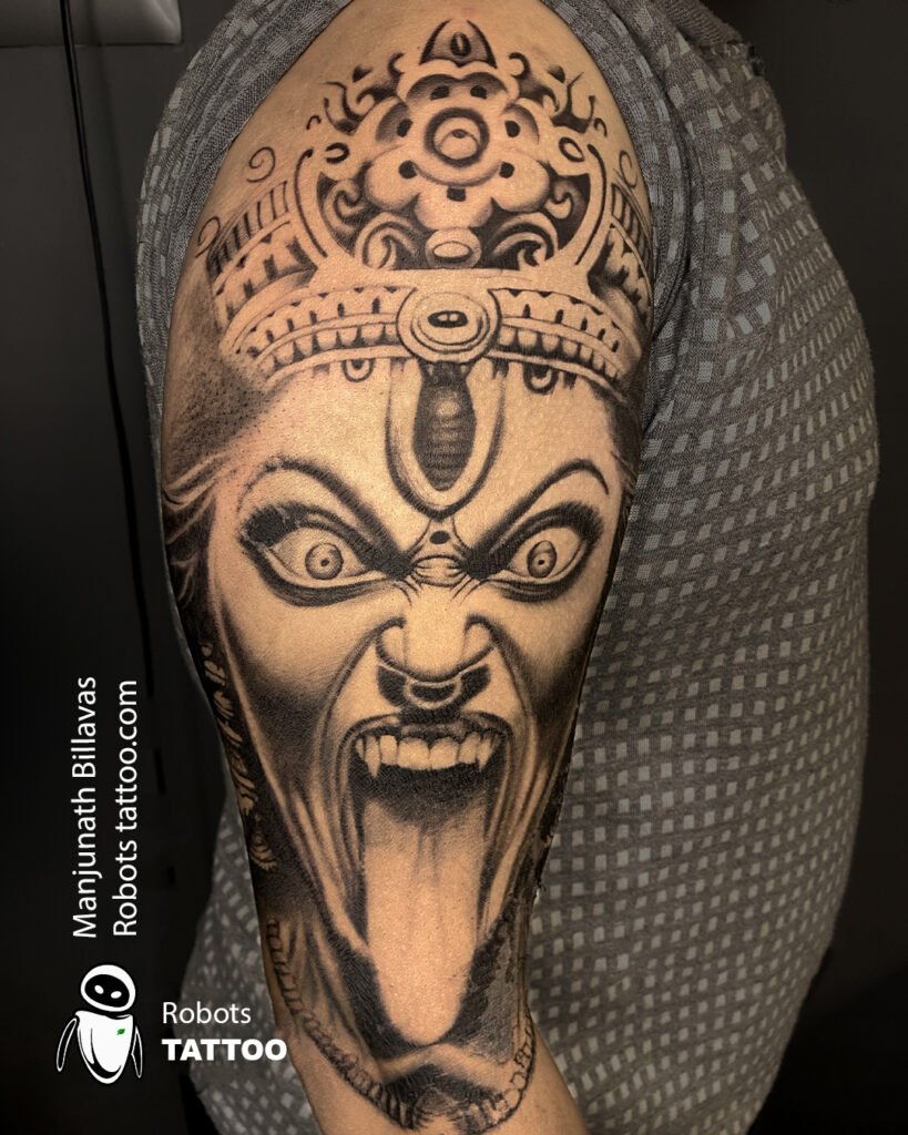 kali manjunath tattoo artist at robots tattoo