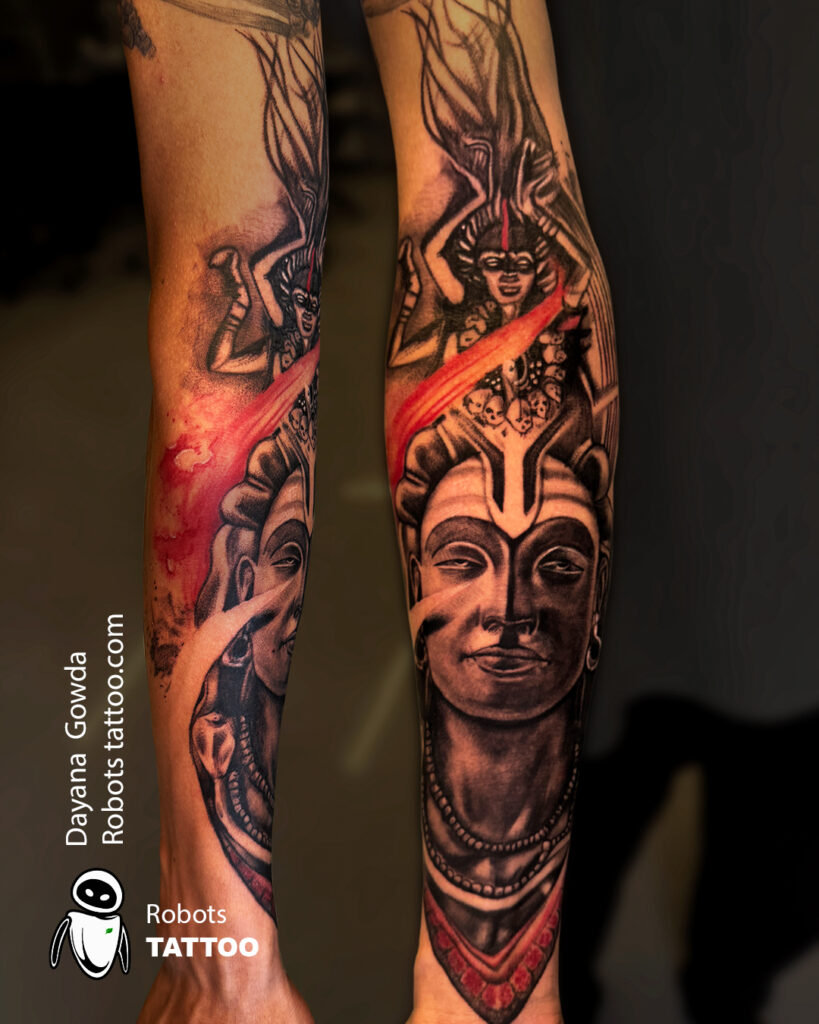 shiva tattoo ideas religious tattoo done @robotststtoo