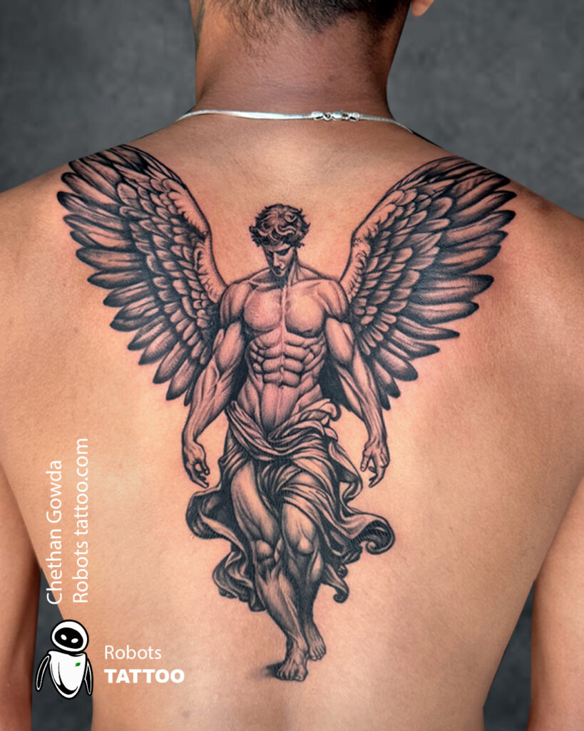 Best Angel tattoo ideas done at @robotstattoo By chethangowda