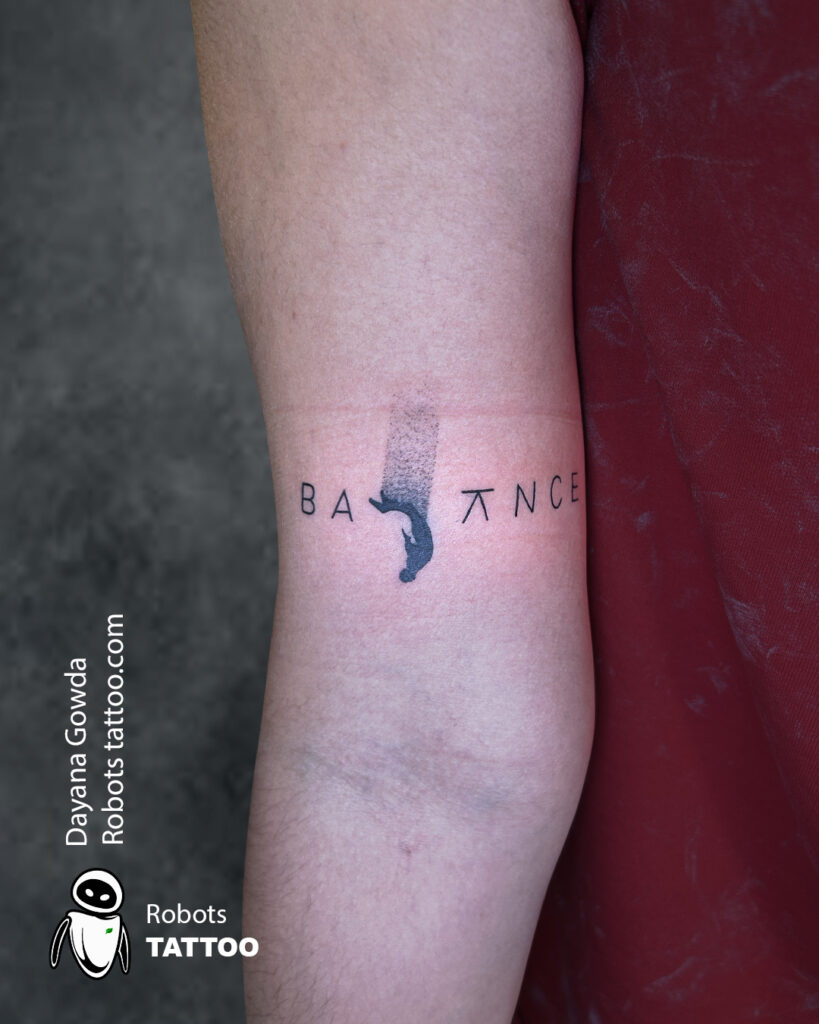 Balance tattoo script done by dayana gowda @robotstattoo