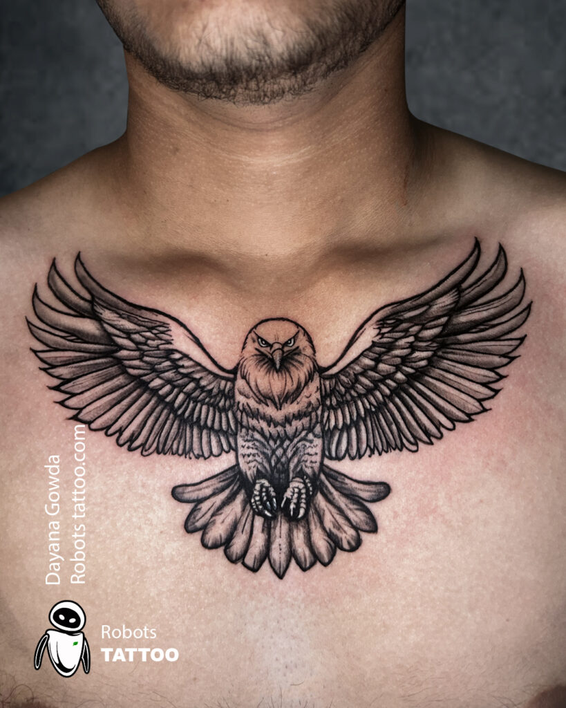 Eagle tattoo ideas tattoo by dayana gowda @robots tattoo
