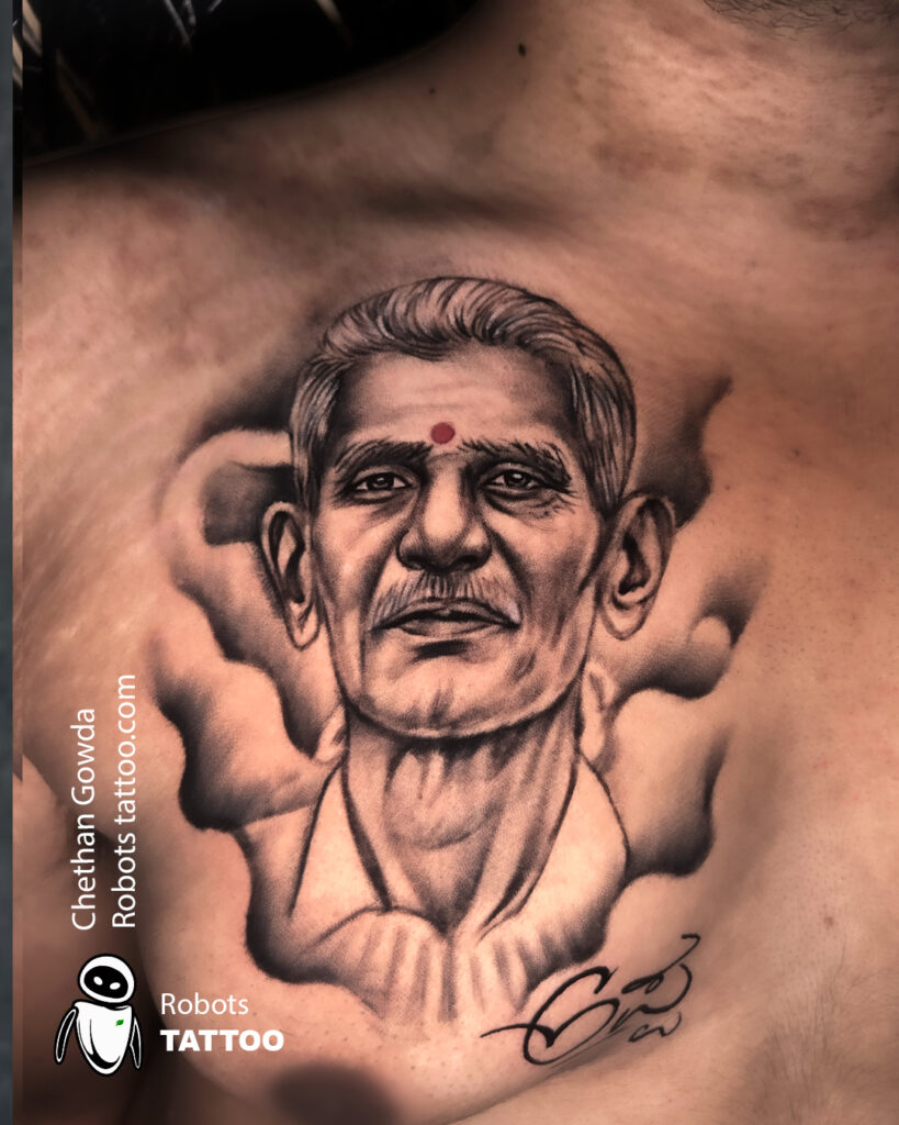 Best portrait tattoo ideas @robots tattoo