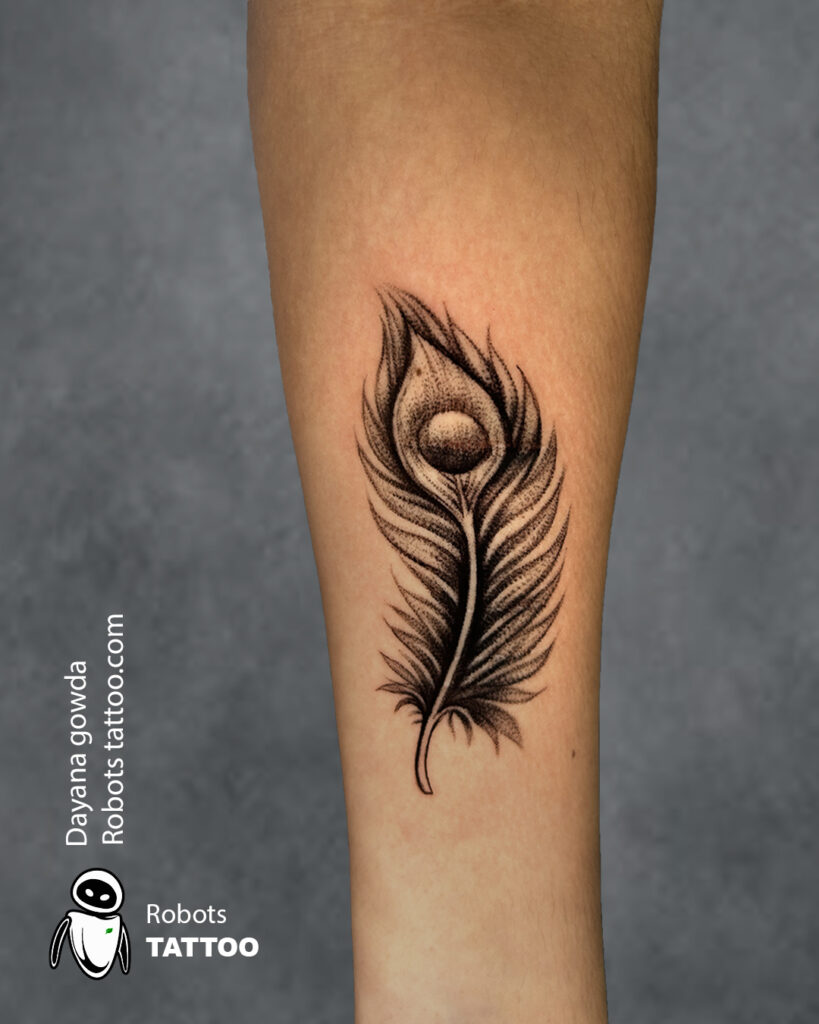 Best feather tattoo @robots Tattoo