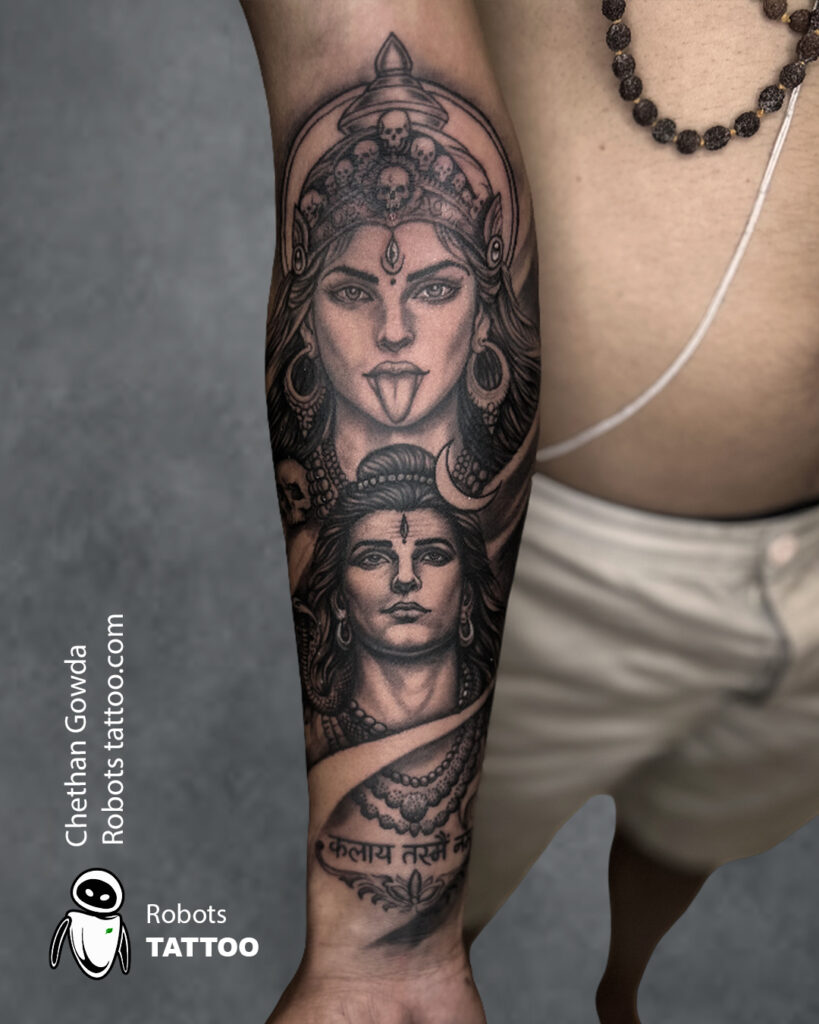 shiva kalli tattoo @ robots tattoo