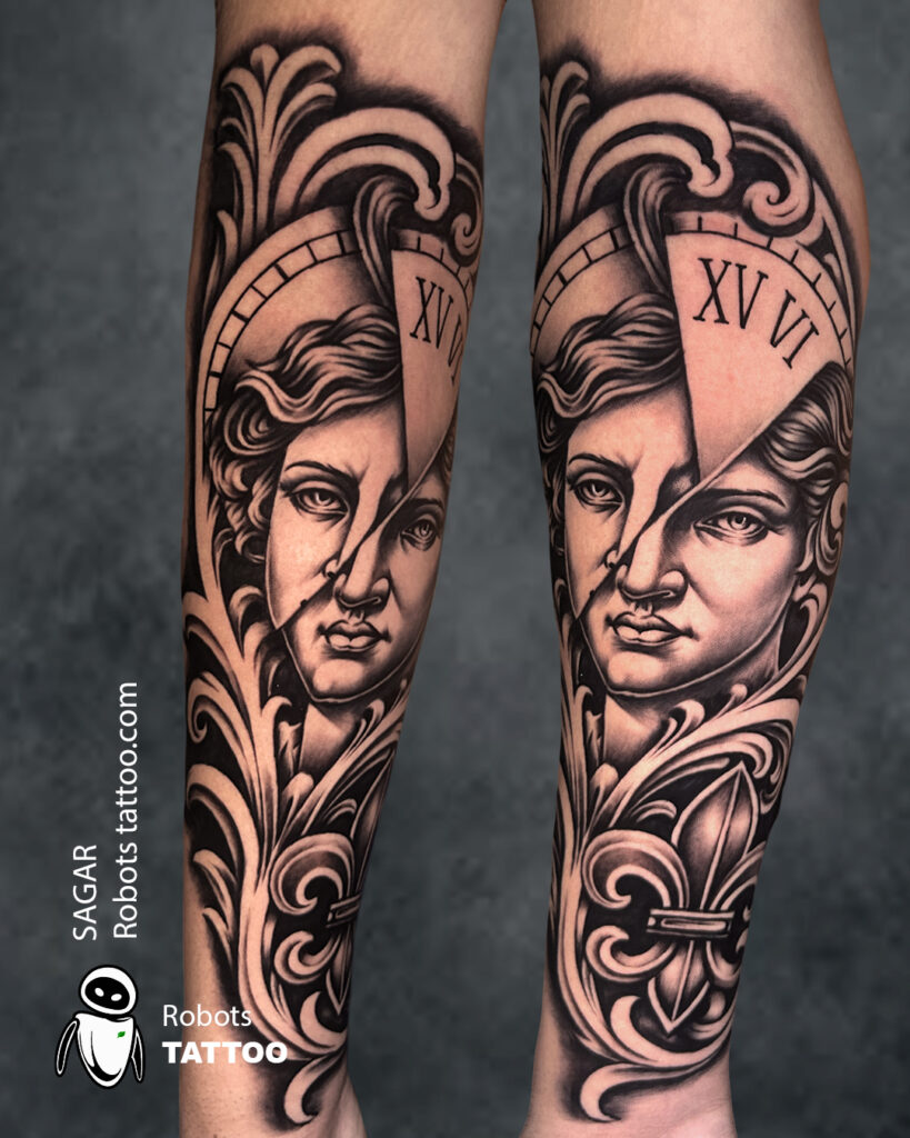 full sleev tattoo ideas @robots tattoo