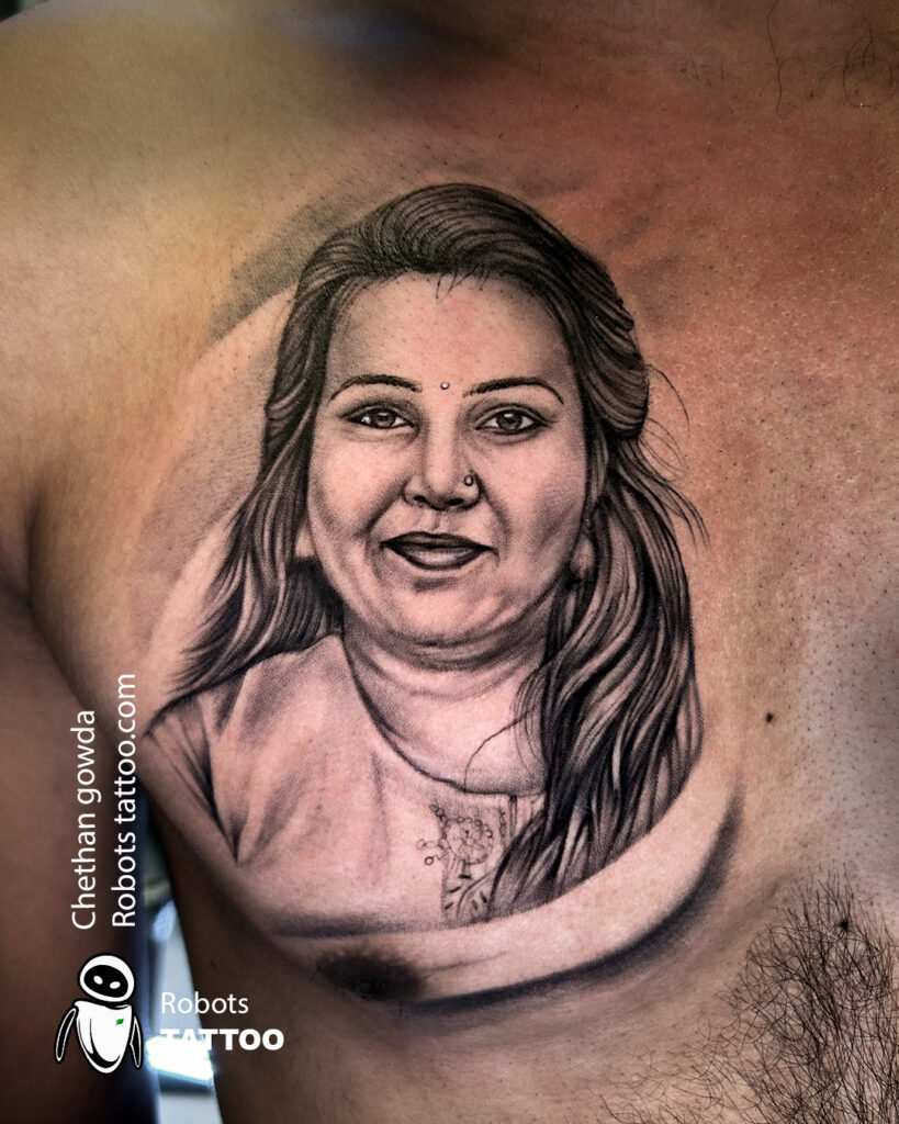 portrait tattoo ideas done at robots tattoo best tattoo studio in bangalore