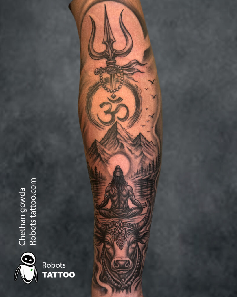 shiva tattoo ideas done at robots tattoo best tattoo studio in bangalore