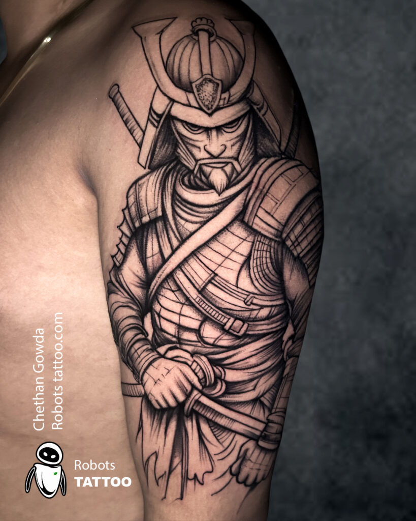 warrior tattoo ideas done at robots tattoo best tattoo studio in bangalore