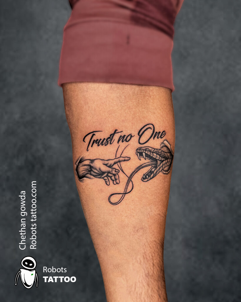 Trust No one tattoo ideas
