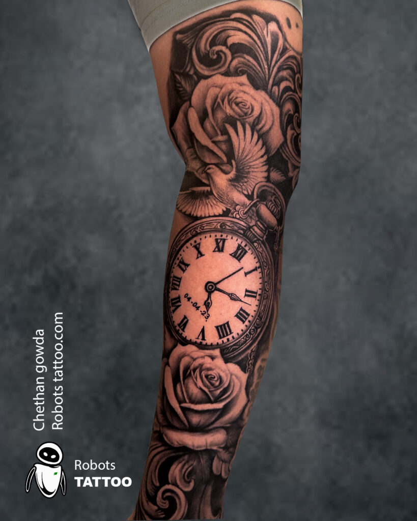 rose tattoo ideas pocket clock tattoo ideas full sleev tattoo ideas